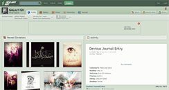 Desktop Screenshot of galaxy-gx.deviantart.com