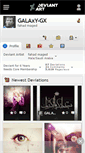 Mobile Screenshot of galaxy-gx.deviantart.com