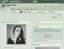 Tablet Screenshot of dahliamatsumoto.deviantart.com