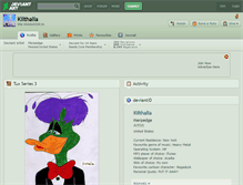 Tablet Screenshot of kilthalia.deviantart.com
