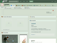 Tablet Screenshot of lionised.deviantart.com
