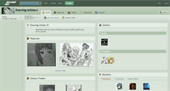 Desktop Screenshot of drawing-anime.deviantart.com