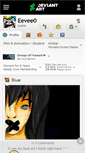 Mobile Screenshot of eevee0.deviantart.com