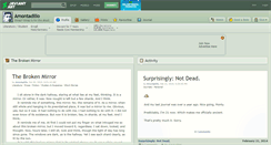 Desktop Screenshot of amontadillo.deviantart.com