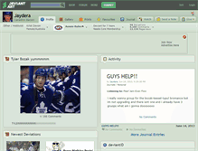Tablet Screenshot of jaydera.deviantart.com