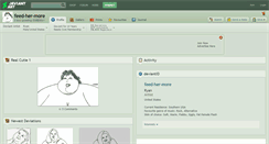 Desktop Screenshot of feed-her-more.deviantart.com