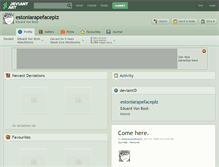 Tablet Screenshot of estoniarapefaceplz.deviantart.com