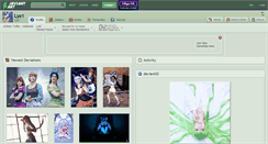 Desktop Screenshot of lye1.deviantart.com