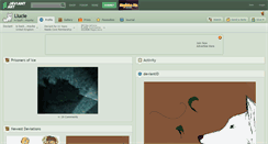 Desktop Screenshot of llucie.deviantart.com