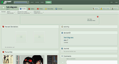 Desktop Screenshot of hot-dog-sex.deviantart.com