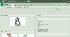 Desktop Screenshot of killingspr.deviantart.com