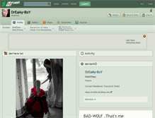 Tablet Screenshot of dreamy-boy.deviantart.com