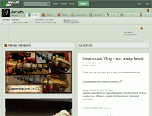 Tablet Screenshot of darzeth.deviantart.com