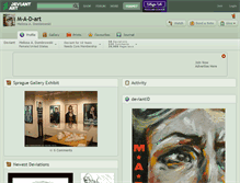 Tablet Screenshot of m-a-d-art.deviantart.com