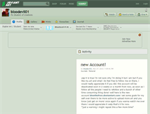 Tablet Screenshot of bloodevil01.deviantart.com
