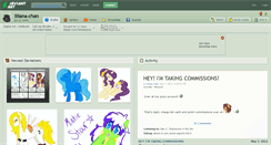 Desktop Screenshot of liliana-chan.deviantart.com