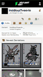 Mobile Screenshot of insidioustweevle.deviantart.com