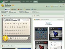 Tablet Screenshot of firstfooter.deviantart.com