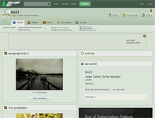 Tablet Screenshot of kn23.deviantart.com