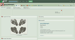 Desktop Screenshot of genocidalpenguin.deviantart.com