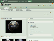 Tablet Screenshot of fragile-stock.deviantart.com