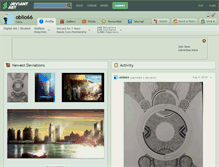 Tablet Screenshot of oblio66.deviantart.com