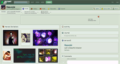 Desktop Screenshot of lilapurple.deviantart.com