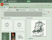 Tablet Screenshot of batphace.deviantart.com