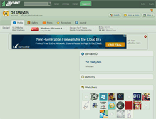 Tablet Screenshot of 512mbytes.deviantart.com