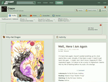 Tablet Screenshot of crauw.deviantart.com