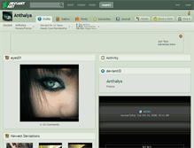 Tablet Screenshot of anthalya.deviantart.com