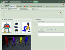 Tablet Screenshot of mayx2.deviantart.com