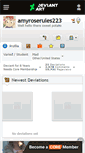 Mobile Screenshot of amyroserules223.deviantart.com
