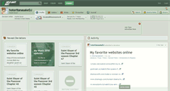 Desktop Screenshot of hotoritanasakedj.deviantart.com