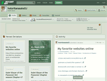 Tablet Screenshot of hotoritanasakedj.deviantart.com