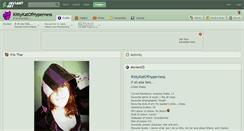 Desktop Screenshot of kittykatofhyperness.deviantart.com