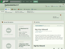 Tablet Screenshot of nazizombiekiller217.deviantart.com