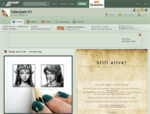 Tablet Screenshot of cataclysm-x.deviantart.com