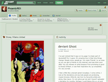 Tablet Screenshot of phoenix901.deviantart.com