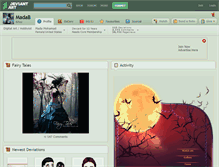 Tablet Screenshot of madab.deviantart.com