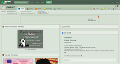 Desktop Screenshot of madelief.deviantart.com