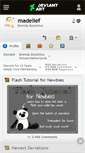 Mobile Screenshot of madelief.deviantart.com