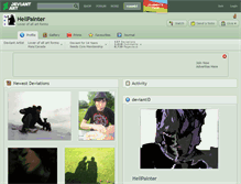 Tablet Screenshot of hellpainter.deviantart.com