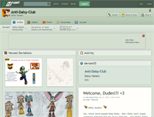 Tablet Screenshot of anti-daisy-club.deviantart.com