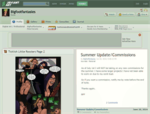 Tablet Screenshot of bigfootfantasies.deviantart.com