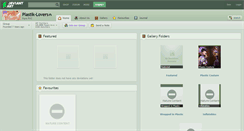 Desktop Screenshot of plastik-lovers.deviantart.com