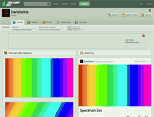 Tablet Screenshot of darkdelink.deviantart.com