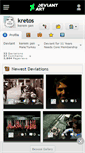 Mobile Screenshot of kretos.deviantart.com