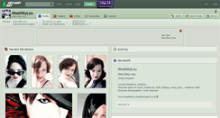Desktop Screenshot of misskittylou.deviantart.com