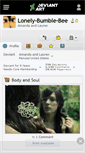 Mobile Screenshot of lonely-bumble-bee.deviantart.com